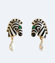 Zebra Pearl Σκουλαρίκια - Image 2